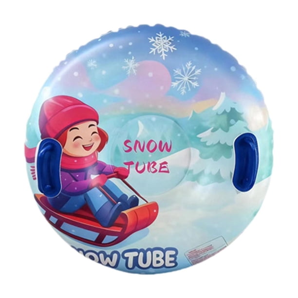 Trineo inflable de PVC para nieve, para niños y adultos, resistente al desgaste y resistente. Estilo A
