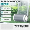 thumbnail image 6 of Tyeign Casement Screen Repair Tape Strong Adhesive Fiberglass Mesh Net Repair Tape Roll for Windows Doors Tents Rv Camping Instant Patch, 1 Roll of Repair Tape, 6 of 8
