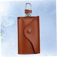 thumbnail image 2 of HUGFEGWE Car Key Holder Hanging Waist Key Pouch Leather Car Key Bag Key Hanging Bag CJB91-45398, 2 of 9