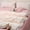 B, variant on Floral Ruffle Duvet Cover Set - Chic Pastel Bedding for Queen/King