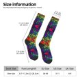 thumbnail image 3 of Bixox Pride Rainbow Patterned Men's and Women's Knee Socks High Socks Outdoor Sports Socks, 3 of 5