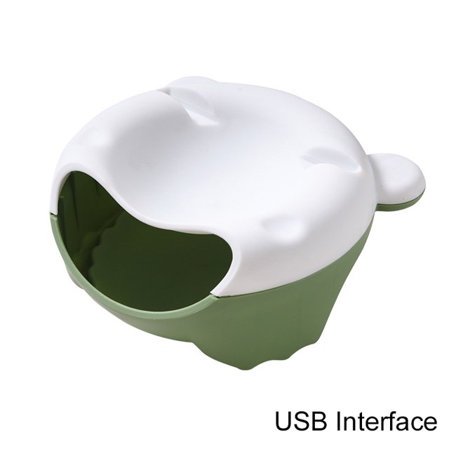 Automatic Cat Fountain LED Filtering Silent Pet Drinking Dispenser Cat Food Bowl