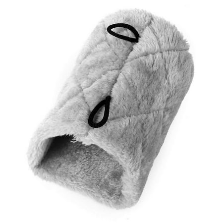 FAMTKT Winter Warm Bird House Plush Bird Hanging Cave Happy Hut Bird Parrot