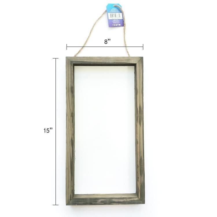 North Shore wood frame 8"X15", Wood frame 8"w x 15"h