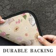 thumbnail image 6 of Yorkie with Pioneer Flower Door Rugs,Washable Non Slip Door Mats Indoor,Decorative Door Mats,Entry Mat Indoor for Entrance,Bedroom,Kitchen,Bathroom,30"x17", 6 of 6