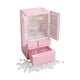 thumbnail image 1 of Congelador refrigerador a escala 1/12, muebles para casa de muñecas, minicongelador imaginativo y realista. Rosa, 1 of 7
