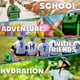 thumbnail image 3 of Juego de mochilas Minecraft de 5 piezas con bolsa de almuerzo y botella de agua para niños, 3 of 6
