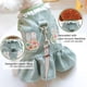 thumbnail image 3 of Vestido de arnés para perro con anillo de correa estampado de conejo falda de princesa para mascotas ropa de gato ropa de cachorro para perros pequeños medianos traje de perrito para niña Namotu CZCW-ZC414-9, 3 of 7