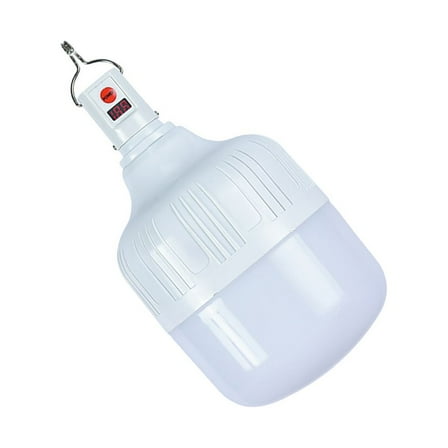 EXHUMKY Rechargeable LED Camping Lantern with Dimmable Light for Night Fishing, Hiking, and Outdoor Activities in White