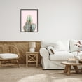 thumbnail image 2 of Stupell Industries Blush Cactus Vegetation Botanical & Floral Photography Black Framed Art Print Wall Art, 24 x 30, 2 of 8