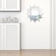 thumbnail image 3 of Espejo Adhesivo de pared DIY Superficie lisa decorativa Efecto reflectante Autoadhesivo con girasol de alta viscosidad Plata 26 piezas seitruly HA011928-00, 3 of 7