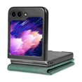 thumbnail image 3 of Case for Samsung Galaxy Z Flip 7, PU Leather Card Slots Magnetic Closure Vintage Shockproof Protective Case for Samsung Galaxy Z Flip 7 - Green, 3 of 12