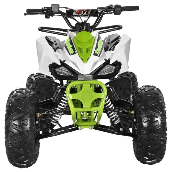 Trailmaster K125, 8" Wheel ,Sports style ATV, Automatic Trans, Reverse, Color Matched suspension, Front and Rear Brakes, Throttle Control