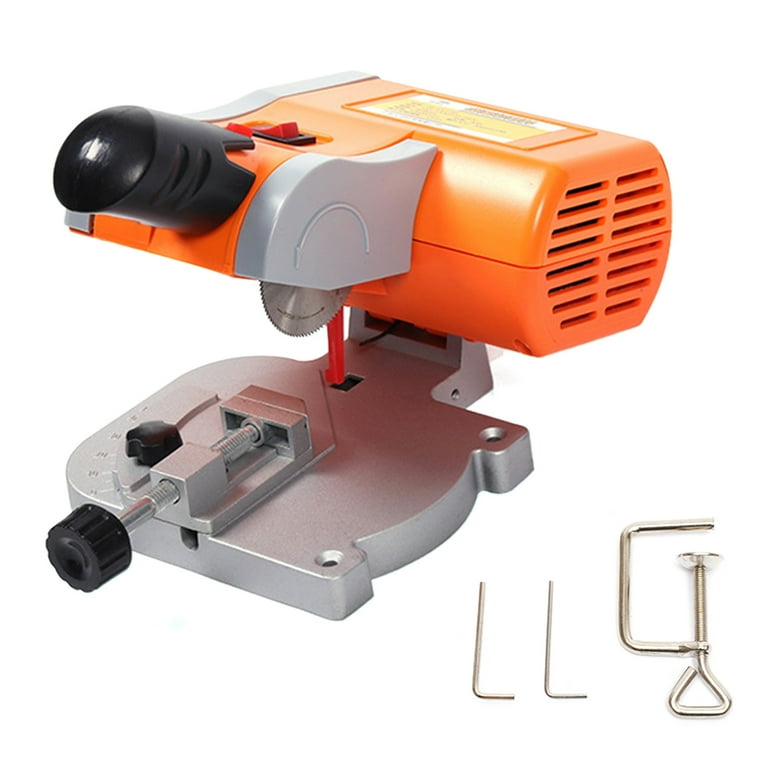 WUZSTAR 45Miter Mini Benchtop Cut off Chop Saw Wood Metal Table Saw for Hobby Crafts 110V 60 Hz