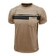 thumbnail image 5 of Camiseta de manga corta con cuello redondo y estampado a rayas para hombre, gráficos en 3D, poliéster y spandex, ropa informal para el día a día, tallas S-XXXL, 5 of 7