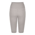thumbnail image 5 of Oalirro High Waisted 19" Biker Shorts for Women, Soft Black Workout Yoga Running Shorts, 5 of 8