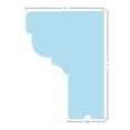 thumbnail image 6 of Ekena Millwork 160" Bottom Width x 164 3/8" Top Width x 5"H x 1 7/8"P Stratford Crosshead, 6 of 24