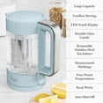 thumbnail image 4 of Martha Stewart 7 Cup Electric Kettle with Tea Infuser, Sky Blue, 4 of 6