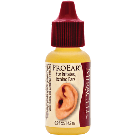 ProEar by MiraCell Natural Relief Ear Drops for Dry, Itchy and Clogged Ears 0.5oz