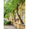 thumbnail image 2 of Eggers, Julie 25x32 White Modern Wood Framed Museum Art Print Titled - Portugal-Aveiro-Parque Dom Pedro Infante in Aveiro-Stone balustrade with pergola and columns, 2 of 4