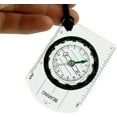 thumbnail image 5 of Transparent Plastic Compass Footprint Compass Kompas Military Hiking Bus Camping Travel Outdoor Tools, 5 of 5