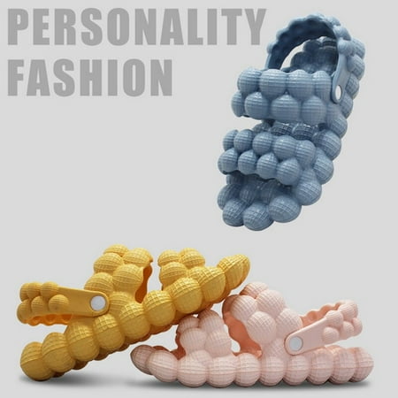 

Slides Women Cute Bubble Ball Women S Slippers Summer New Lover Eva Bathroom Slides Home Indoor Anti-Skid Sandals Shoes