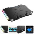 thumbnail image 3 of Tapis de Refroidissement pour Ordinateur Portable RGB LED 7 Vitesses Réglables Support Ventilé, 3 of 8