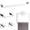 Chrome-Set A-5-pieces Set, variant on 5-pieces Set Brushed Gold Set A Bath Hardware Accessory Set