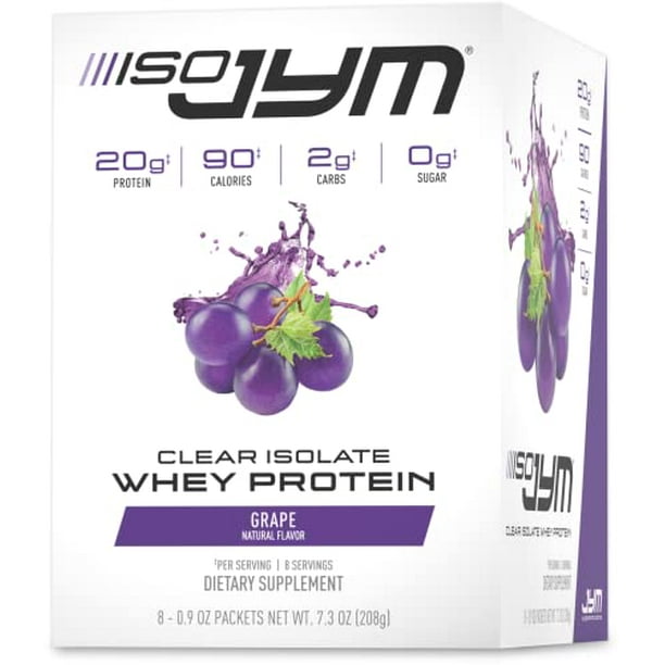 JYM Supplement Science Grape Candy Grab & Go Packets, 90 Calories, 100