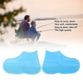 thumbnail image 2 of Cubiertas de zapatos de lluvia, cubiertas de zapatos de silicona impermeables reutilizables, cubiertas de zapatos plegables no deslizantes, protectores de zapatos unisex Feliz Sencillez, 2 of 5