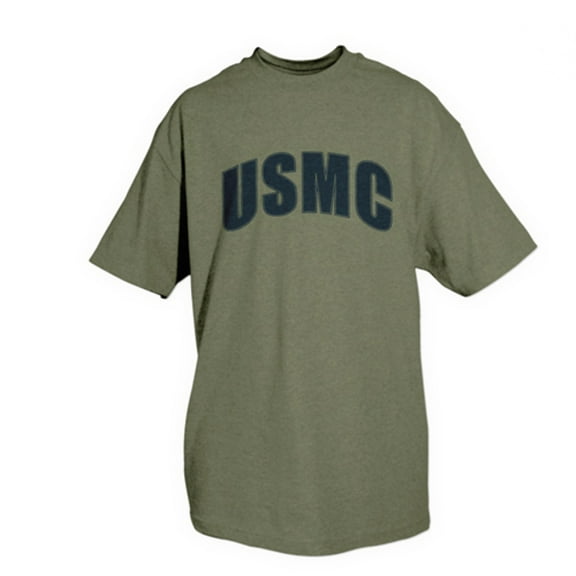 Usmc T-shirt Olive Drab Large