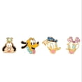 thumbnail image 3 of Pendientes de tuerca con dibujos animados de circonita para mujer y niña, aretes de Mickey Mouse, Pato Donald, aguja de plata 925, exquisitos, 3 of 3