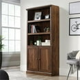thumbnail image 2 of Pemberly Row 3-Shelf Tall Modern Engineered Wood Storage Bookcase in Walnut, 2 of 12