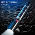 thumbnail image 4 of ORUYROP Solar Powered Car Safety Hammer Flashlight with Seatbelt Cutter, LED High Lumens, Red and Blue SOS Flashing, USB Charging, Magnetic Attraction, Portable Design, 4 of 7