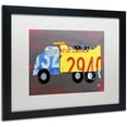 thumbnail image 2 of Trademark Fine Art 'Dump Truck' Canvas Art by Design Turnpike, White Matte, Black Frame, 2 of 4