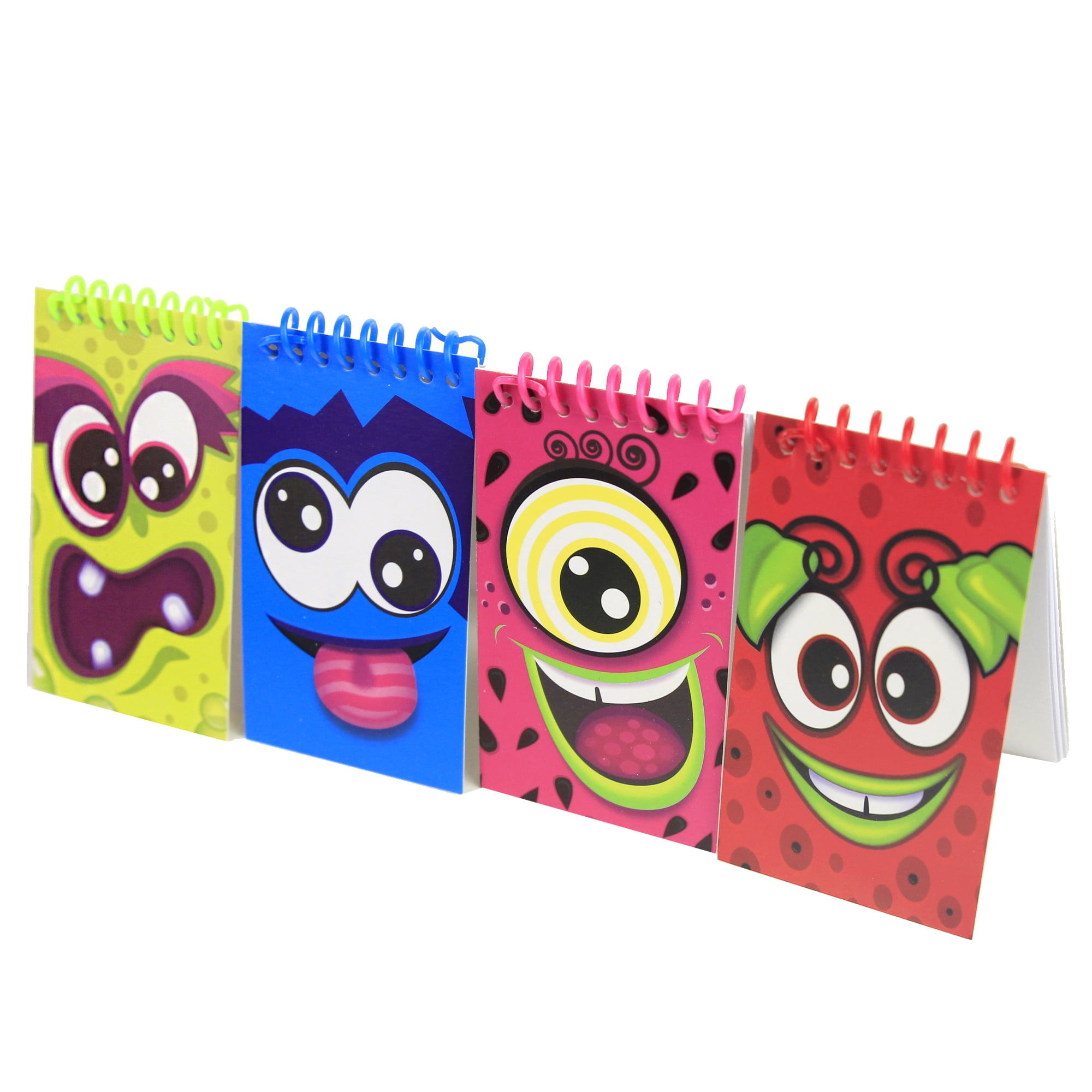 Scentos Scented Multicolor Notebook Party Favors, 8 Pack