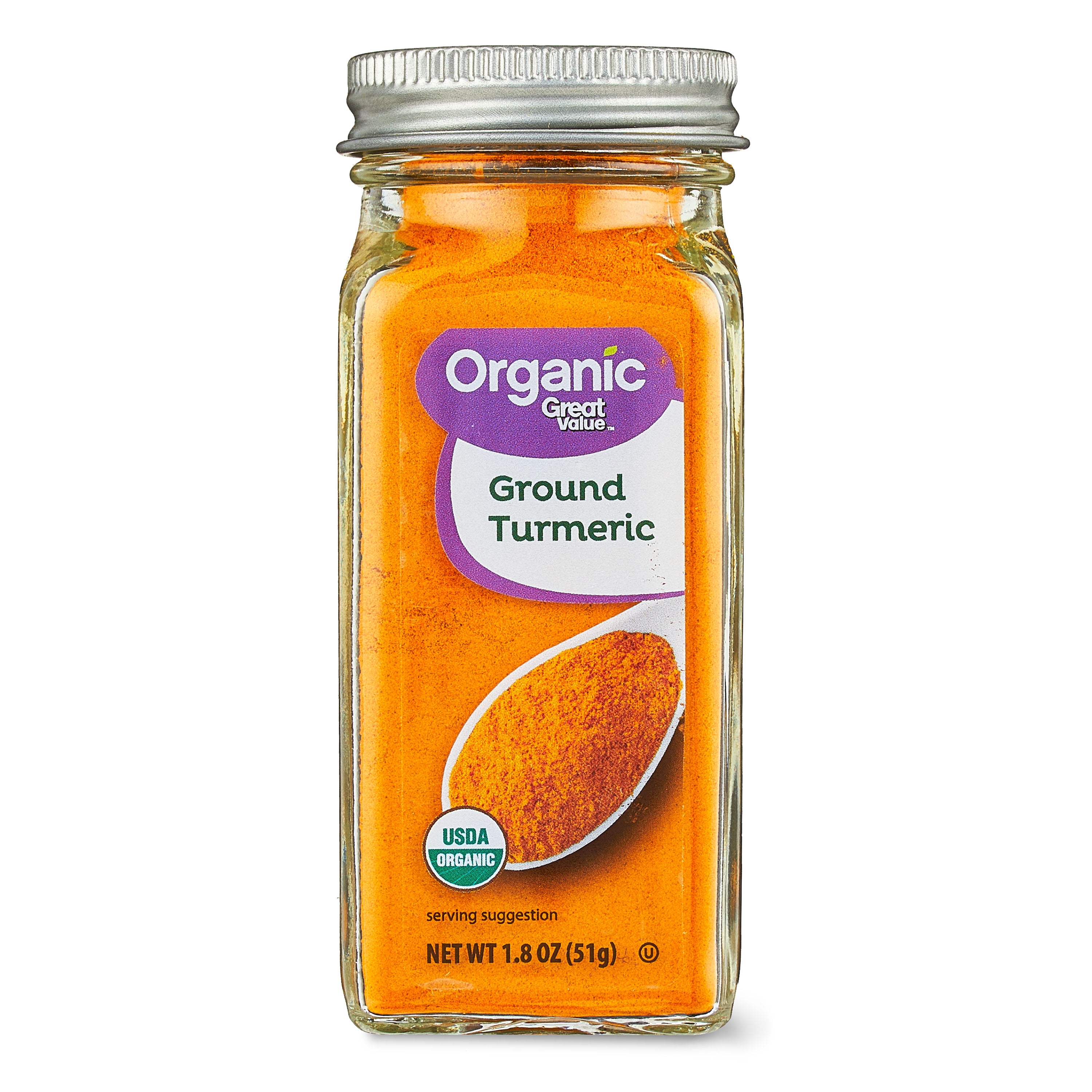 Great Value Organic Ground Turmeric 1 0 Oz Walmart Com