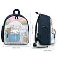 thumbnail image 5 of Cinnamoroll Backpack Bookbag Casual Daypack Travel Backpacks for Work Hiking Camping, 5 of 6