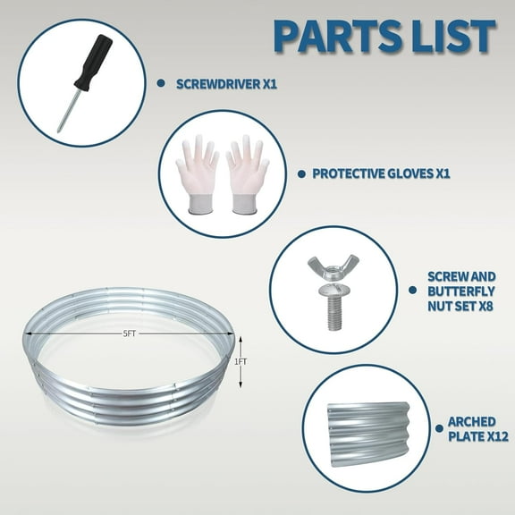 60 Inch Round Fire Pit Ring for Outside Wood Burning, Foldable and Perfect for Outdoor Gatherings