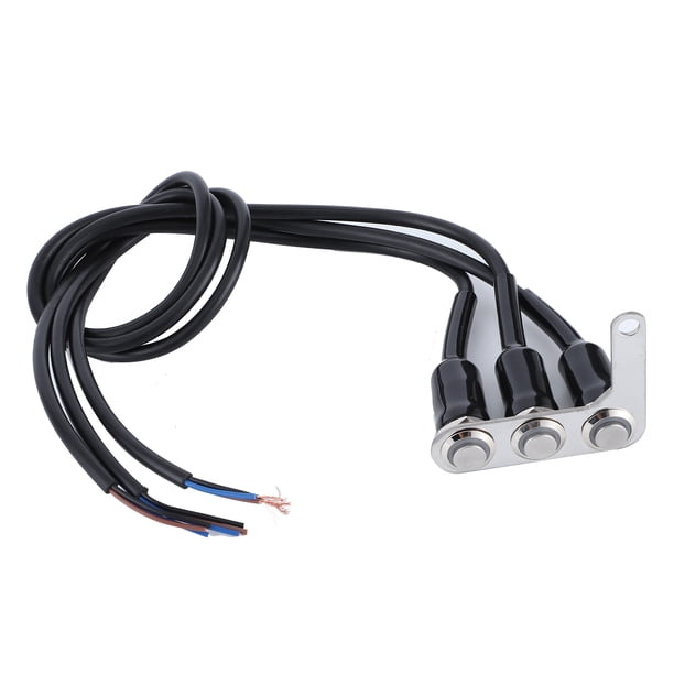 Interruptor de Manillar, Cables de Cobre de Acero inoxidable Impermable Conveniente para Usar El Interruptor de los Faros de la Motocicleta para la Motocicleta para ATV Sport