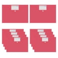 thumbnail image 1 of 10 sobres DYNWAVEMX para carpetas de archivos A4 cierre de botón a presión rojo, 1 of 7