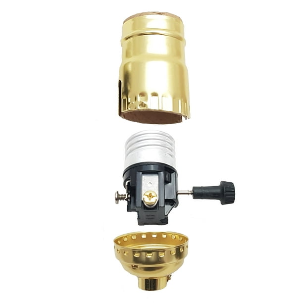 B&P Lamp® TurnKnob Lamp Socket (Imported) With Regular OnOff Turn