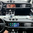 thumbnail image 2 of SNATEEN Dual 12.3" Carplay Screen/Radio/Multimedia Player for Porsche Macan 2018-2024 Universal Car Navigation/GPS Upgrade Headunit Android Display HD Touch Screen Replacement System (Red,8+256GB), 2 of 15