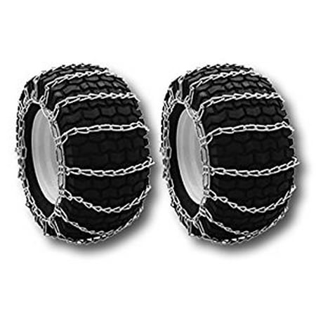 (1 Set) 2-Link Tire Chains Size 24x9.50-12