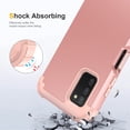 thumbnail image 4 of Allytechgroup Galaxy S24 FE Case,Rugged Military Grade Shockproof Bumper Dual Layers PC Anti-Scratch Case Cover for Samsung Galaxy S24 FE 6.7" - Rosegold, 4 of 6