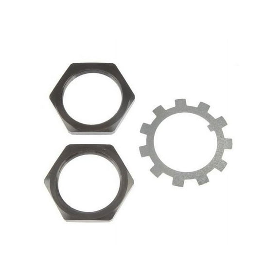 Rear Spindle Lock Nut Kit - Compatible with 1981 - 1991 Dodge D350 1982 1983 1984 1985 1986 1987 1988 1989 1990