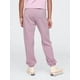 thumbnail image 2 of Pantalones Jogger con Logo para Niñas GAP, Fleece, Amatista, Talla S, 2 of 3