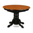 thumbnail image 5 of East West Furniture Kenley 7-piece Wood Dining Table and Chairs in Black/Cherry, 5 of 8