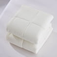 thumbnail image 4 of All Season Ivory 3 Piece Twin Size Shabby Chic Down Alternative Comforter Set with Corner Tabs, 4 of 7