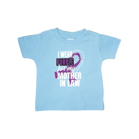 

Inktastic Chronic Pain I Wear Purple For My Mother in Law Gift Baby Boy or Baby Girl T-Shirt